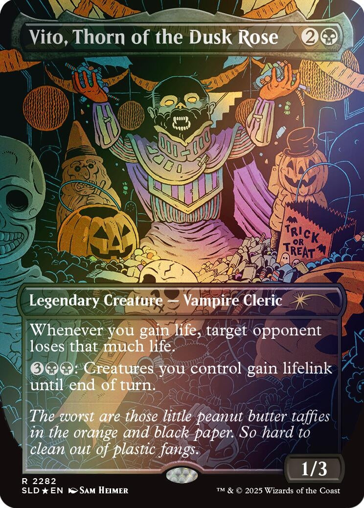 Vito, Thorn of the Dusk Rose (Rainbow Foil) (2282) (Secret Lair Drop Series)