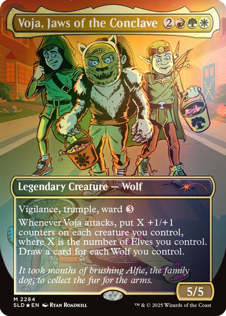 Voja, Jaws of the Conclave (Rainbow Foil) (2284) (Secret Lair Drop Series)