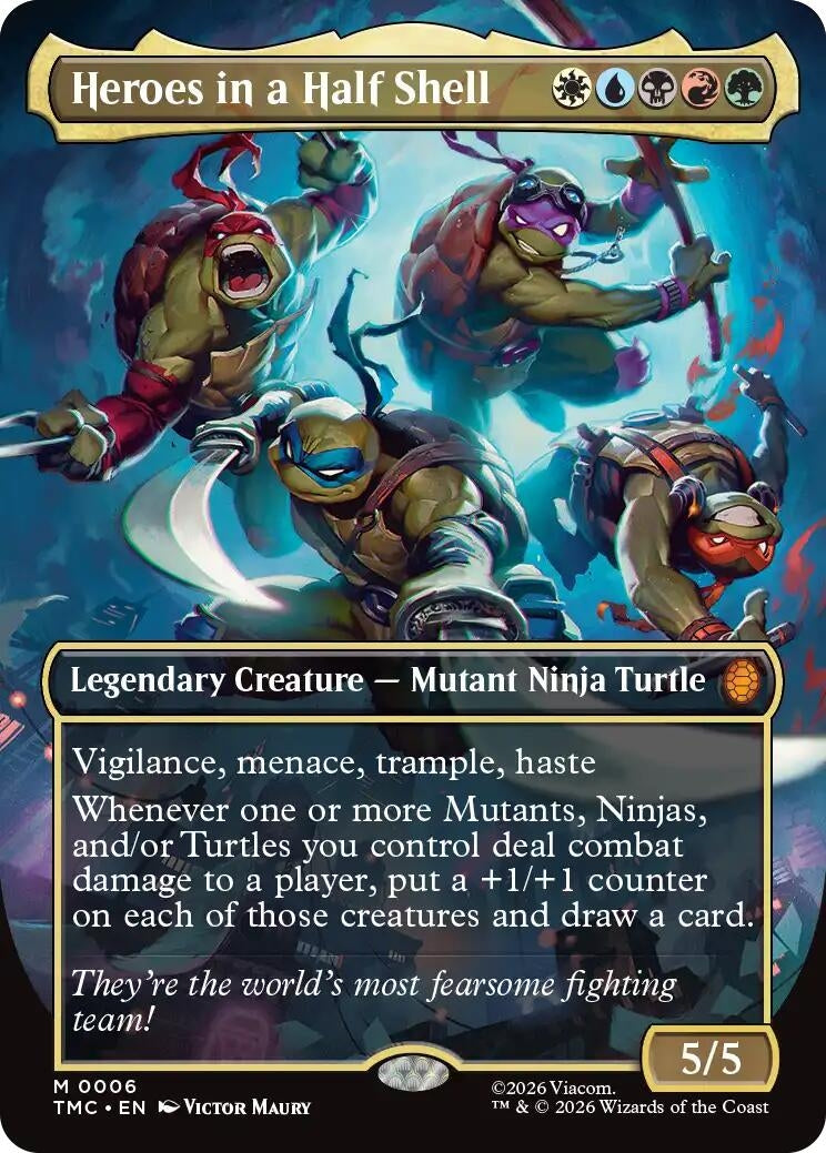 Heroes in a Half Shell (Borderless) (6) (Teenage Mutant Ninja Turtles)