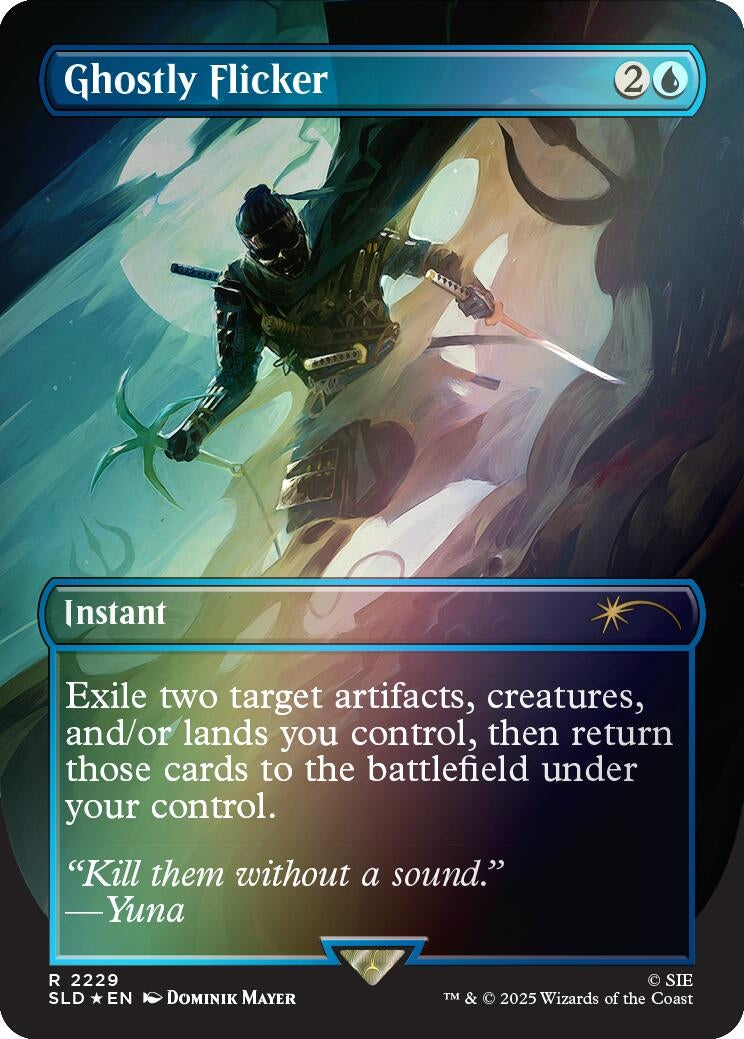 Ghostly Flicker (Rainbow Foil) (2229) (Secret Lair Drop Series)
