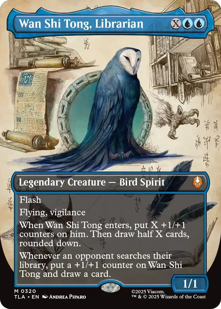 Wan Shi Tong, Librarian (Borderless) (320) (Avatar: The Last Airbender)