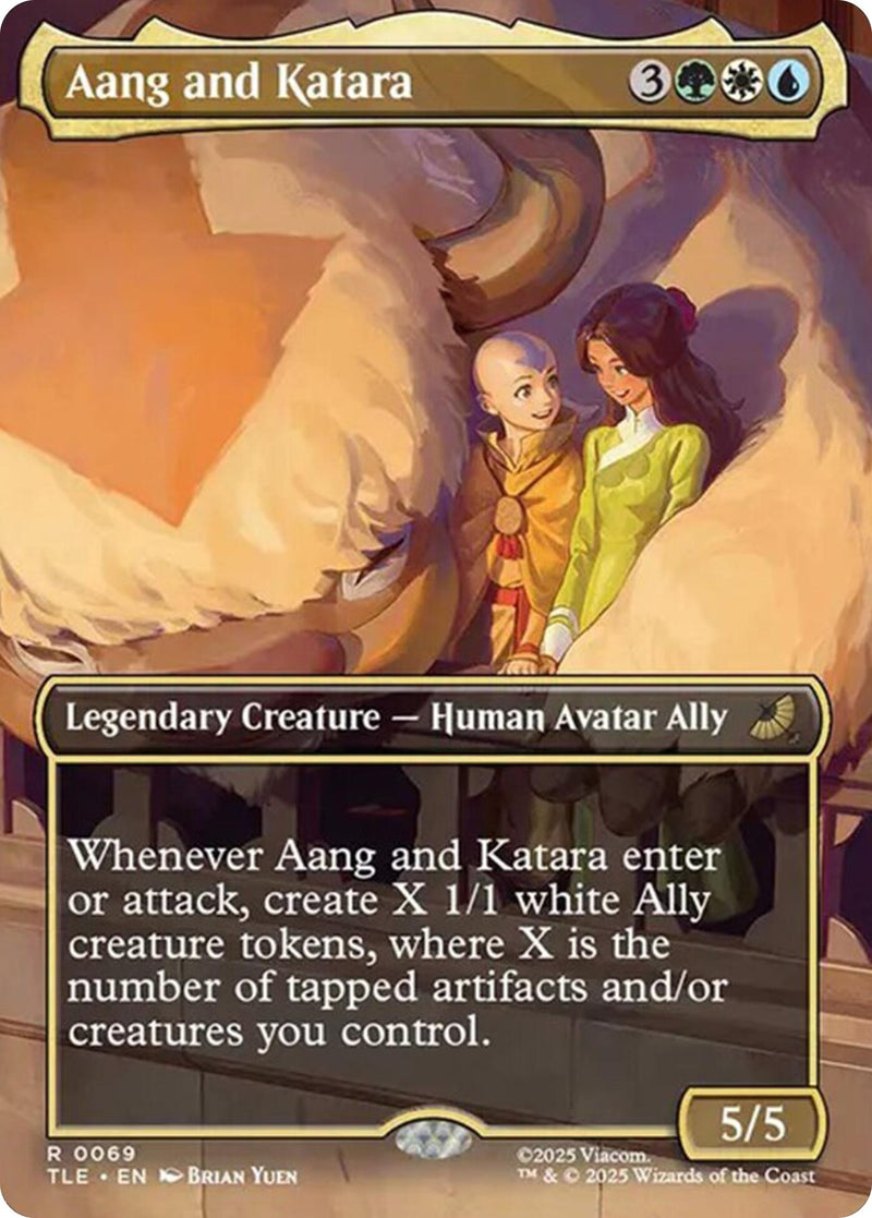 Aang and Katara (Borderless) (69) (Avatar: The Last Airbender: Eternal-Legal)