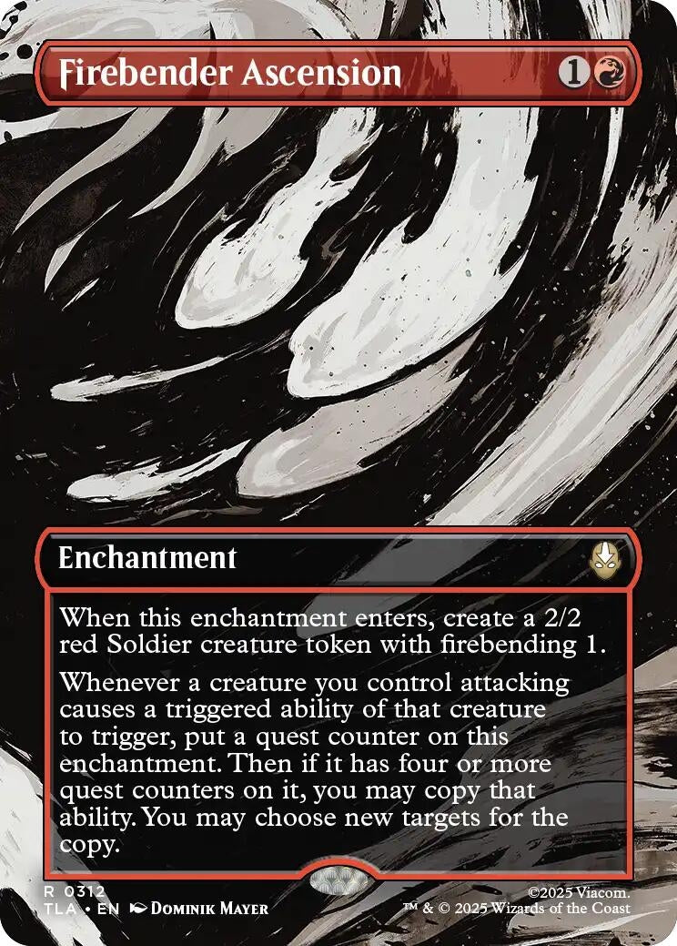 Firebender Ascension (Borderless) (312) (Avatar: The Last Airbender)