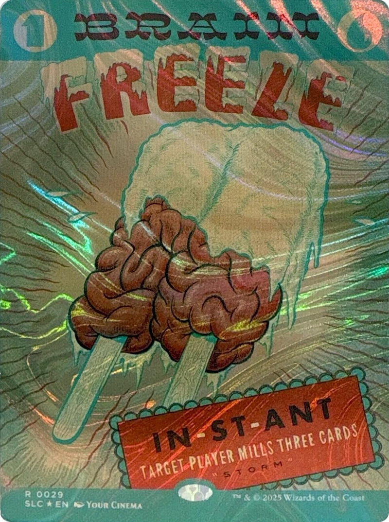 Image for Brain Freeze (Halo Foil) (29) (Secret Lair Countdown Kit) - Magic: The Gathering