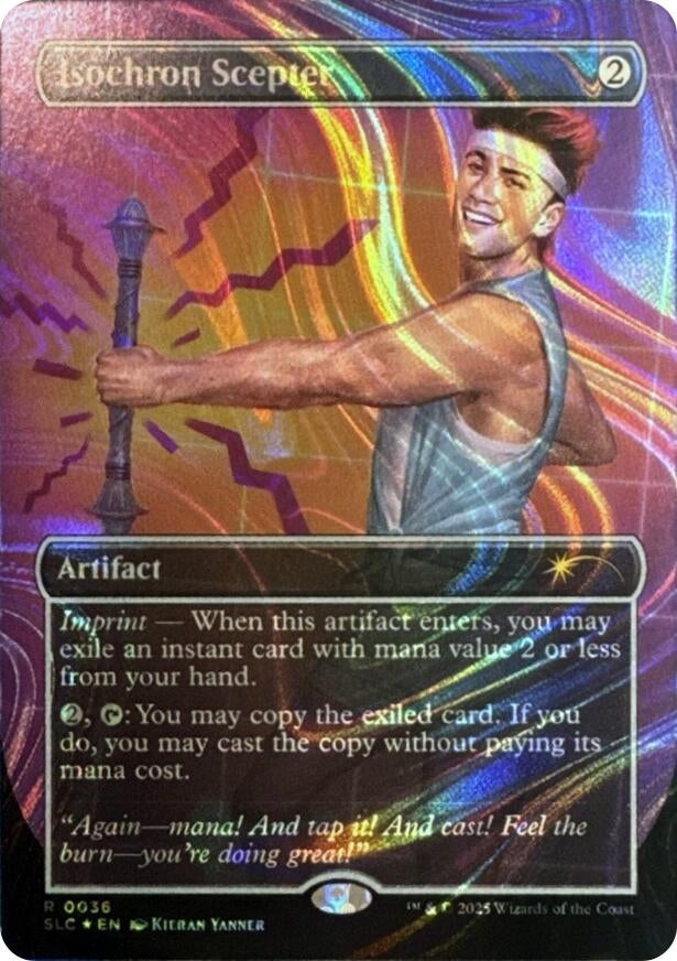 Isochron Scepter (Halo Foil) (36) (Secret Lair Countdown Kit)