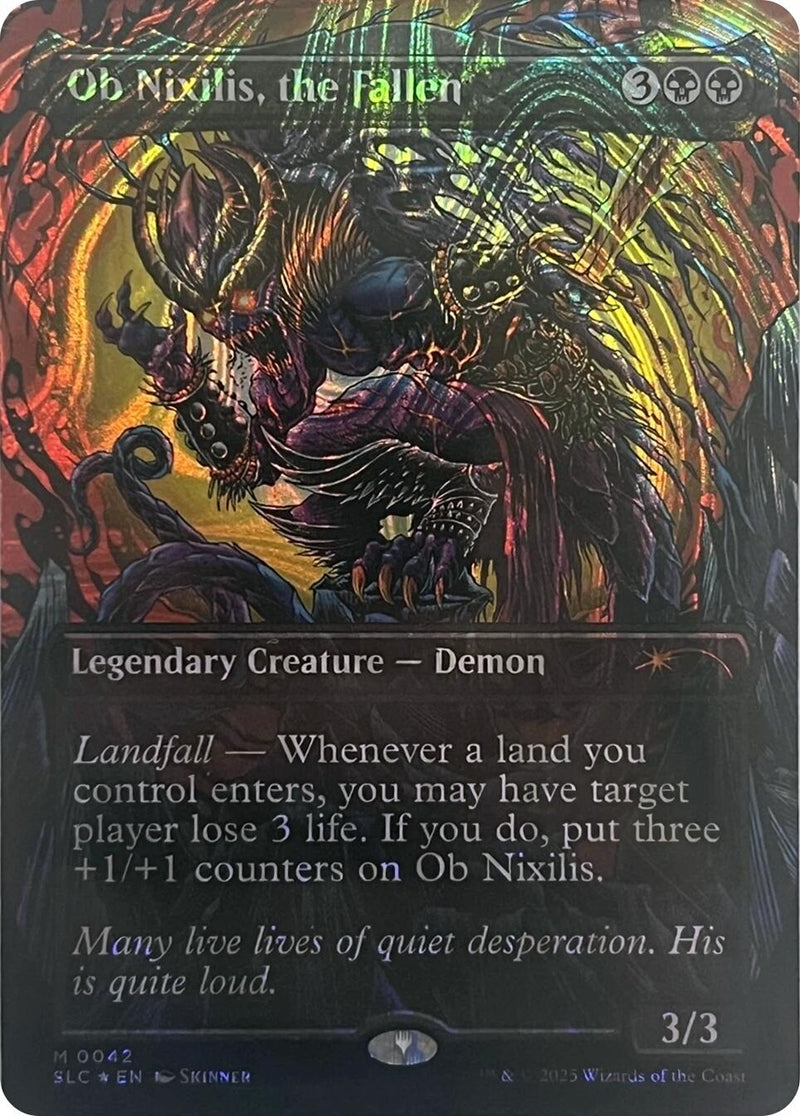 Ob Nixilis, the Fallen (Halo Foil) (42) (Secret Lair Countdown Kit)