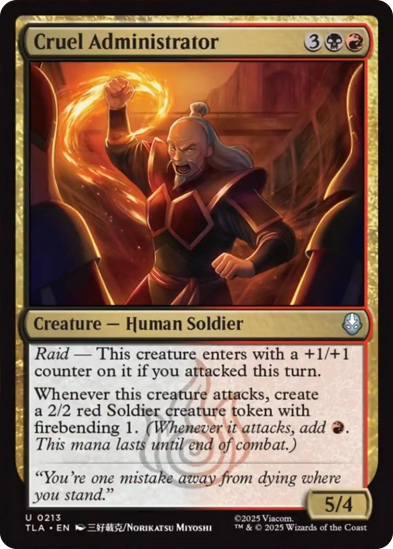 Cruel Administrator (213) (Avatar: The Last Airbender)