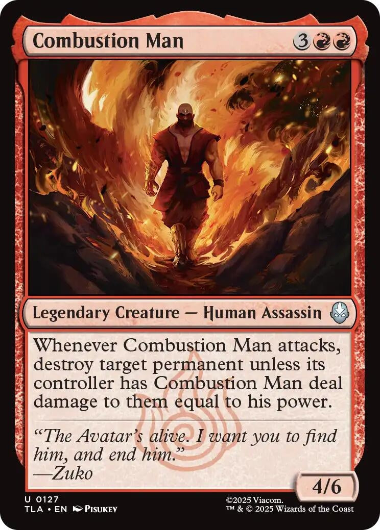 Combustion Man (127) (Avatar: The Last Airbender)