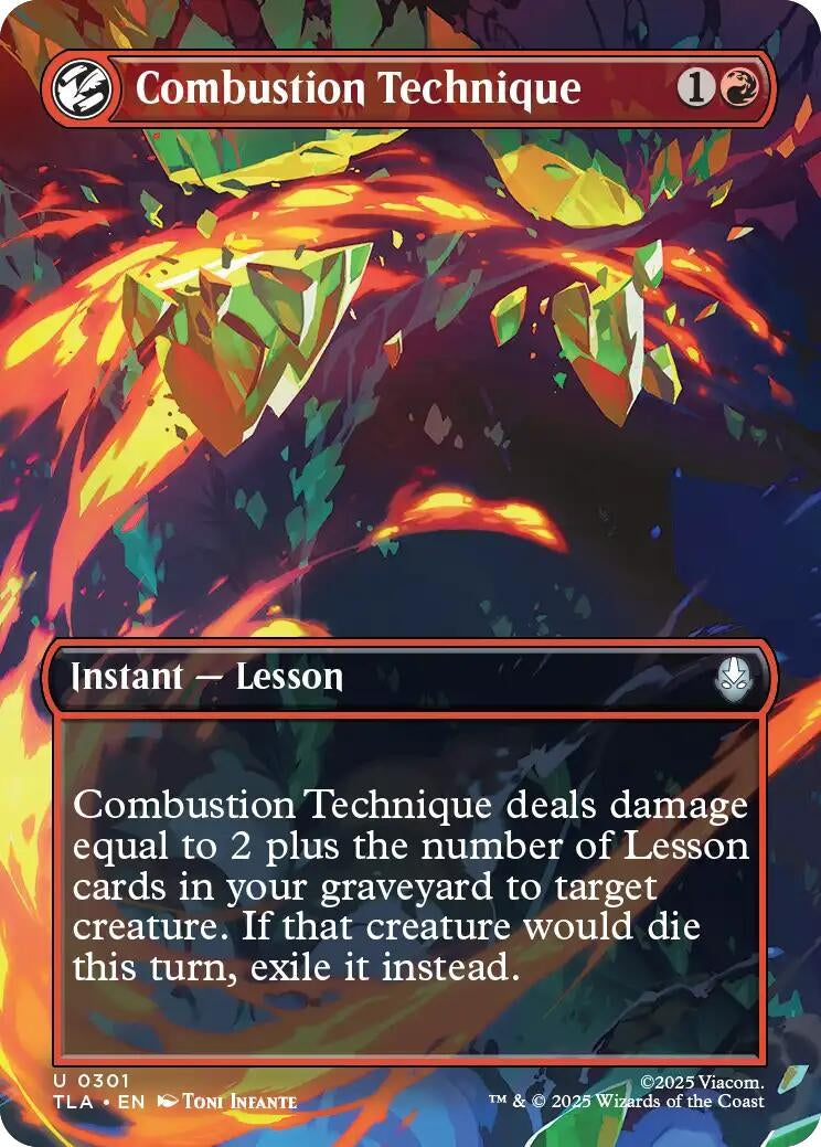 Combustion Technique (Borderless) (301) (Avatar: The Last Airbender)