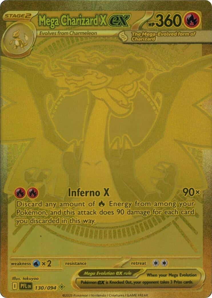 Image for Mega Charizard X ex (130/094) (ME02: Phantasmal Flames) - Pokemon