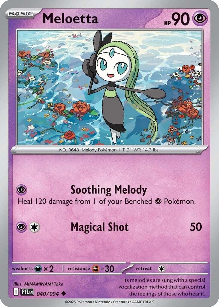 Image for Meloetta (040/094) (ME02: Phantasmal Flames) - Pokemon