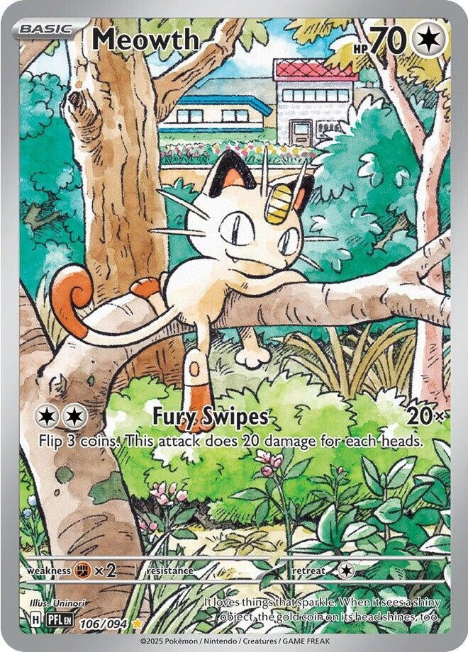 Image for Meowth (106/094) (ME02: Phantasmal Flames) - Pokemon