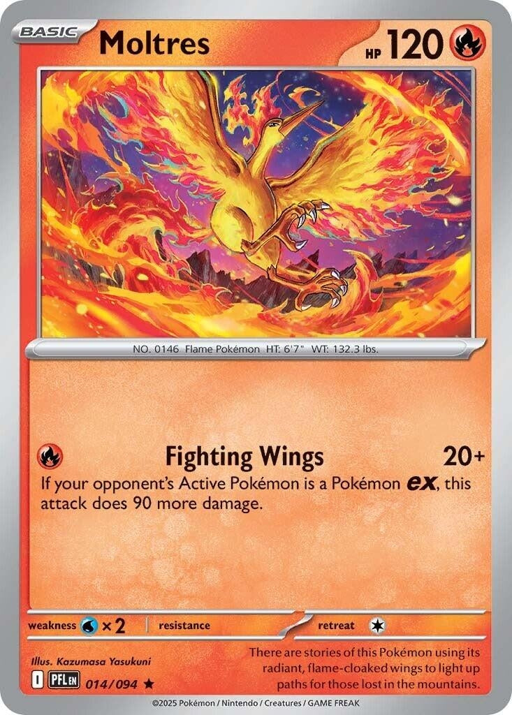 Image for Moltres (014/094) (ME02: Phantasmal Flames) - Pokemon