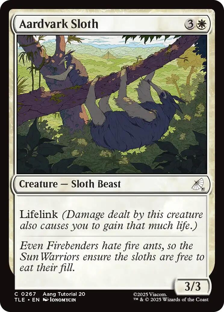 Aardvark Sloth (0267) (267) (Avatar: The Last Airbender: Eternal-Legal)