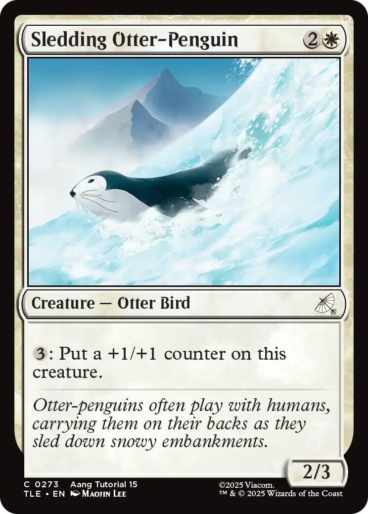 Sledding Otter-Penguin (0273) (273) (Avatar: The Last Airbender: Eternal-Legal)
