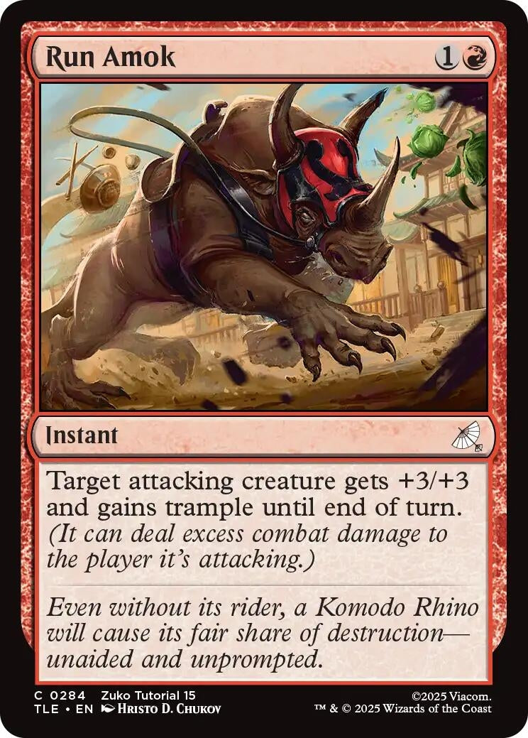 Run Amok (0284) (284) (Avatar: The Last Airbender: Eternal-Legal)