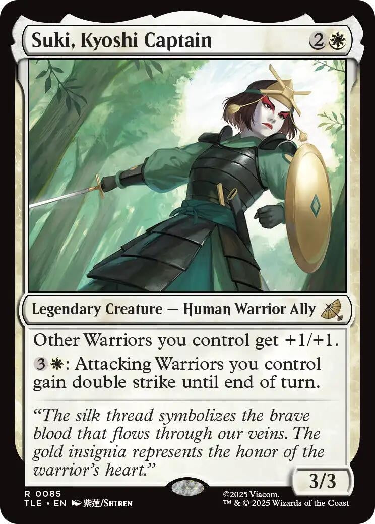 Suki, Kyoshi Captain (85) (Avatar: The Last Airbender: Eternal-Legal)