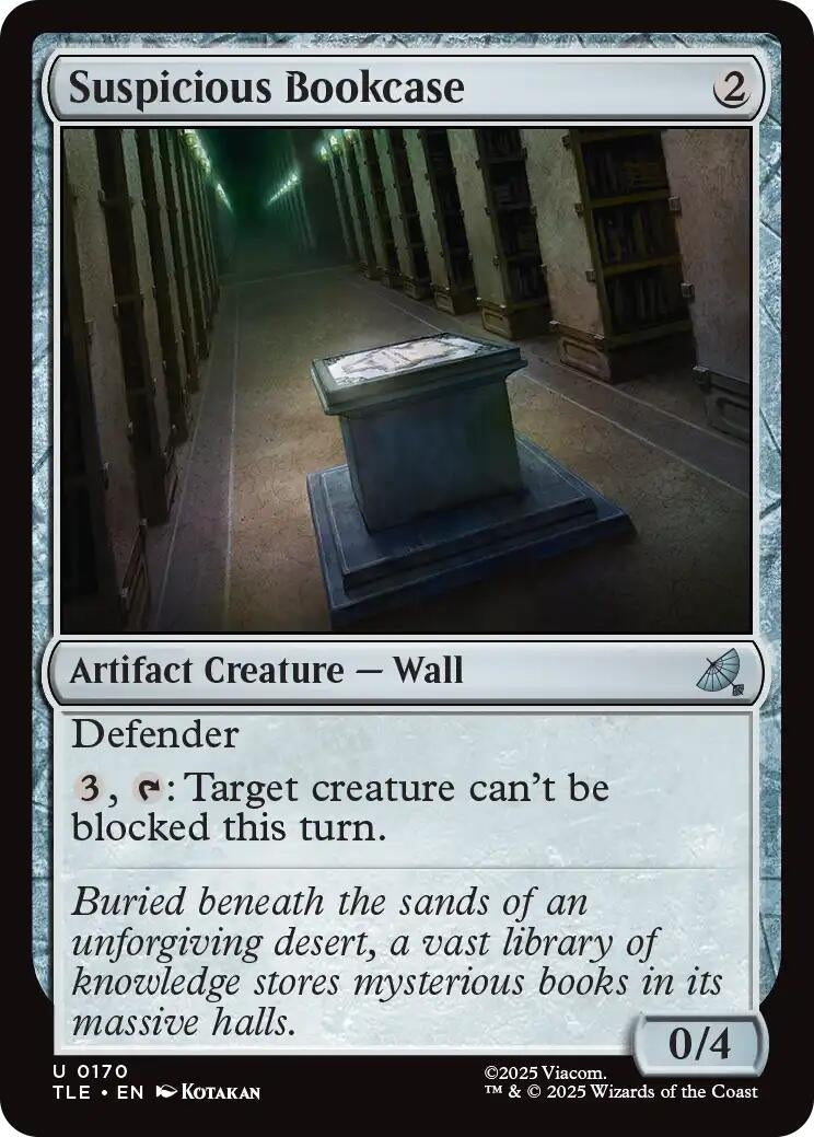 Suspicious Bookcase (170) (Avatar: The Last Airbender: Eternal-Legal)