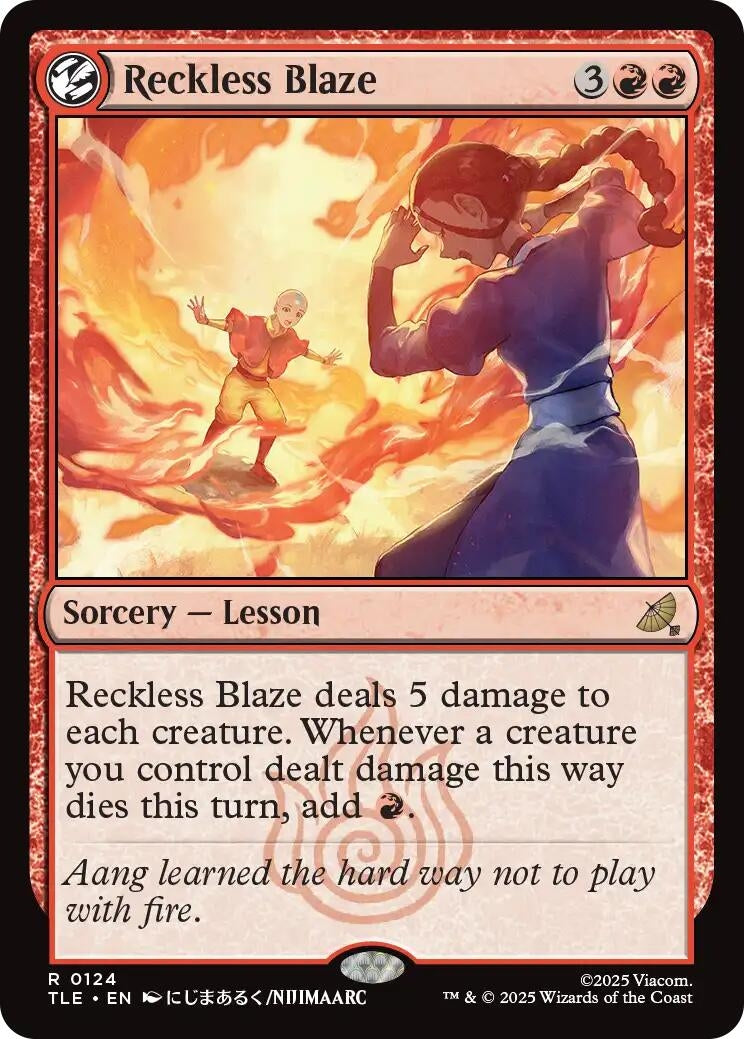 Reckless Blaze (124) (Avatar: The Last Airbender: Eternal-Legal)