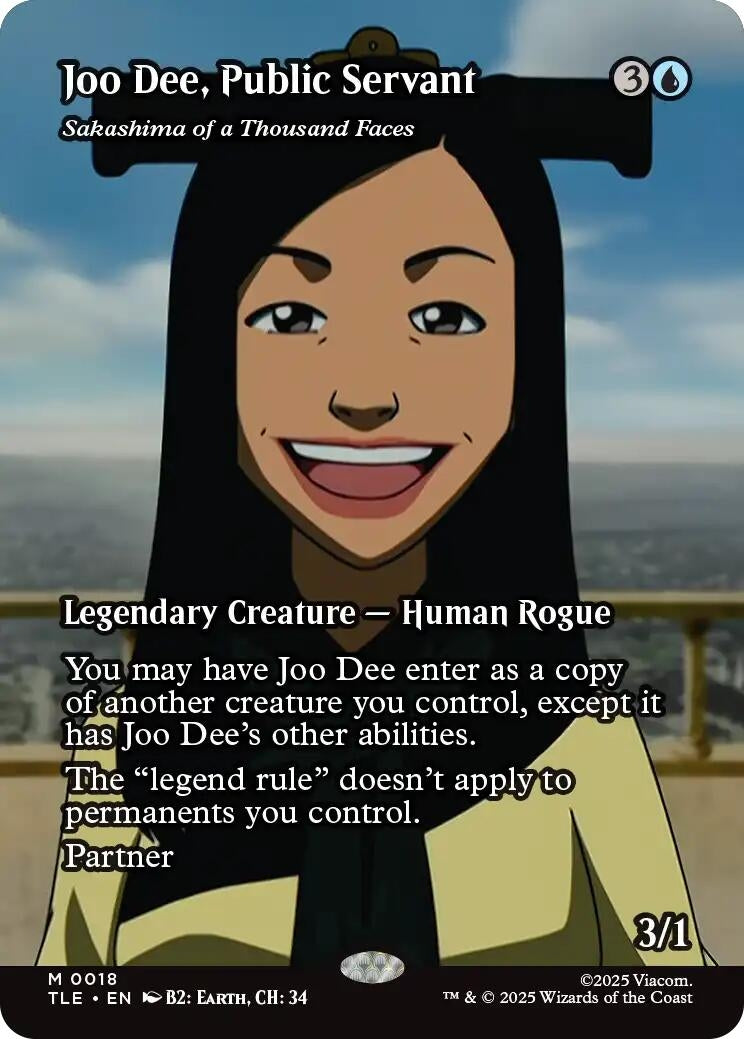 Joo Dee, Public Servant - Sakashima of a Thousand Faces (Borderless) (18) (Avatar: The Last Airbender: Eternal-Legal)