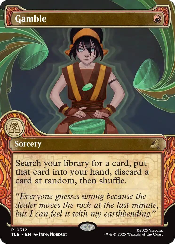Gamble (Showcase) (312) (Avatar: The Last Airbender: Eternal-Legal)