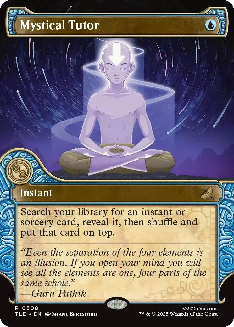 Mystical Tutor (Showcase) (308) (Avatar: The Last Airbender: Eternal-Legal)