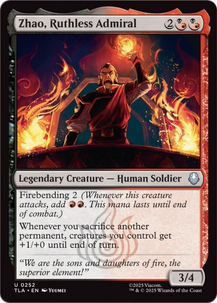 Zhao, Ruthless Admiral (252) (Avatar: The Last Airbender)