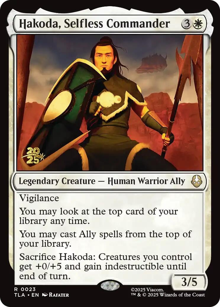 Hakoda, Selfless Commander (23) (Prerelease Cards)