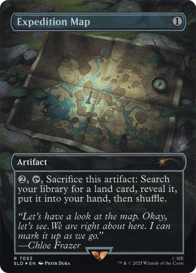 Expedition Map (Rainbow Foil) (7053) (Secret Lair Drop Series)