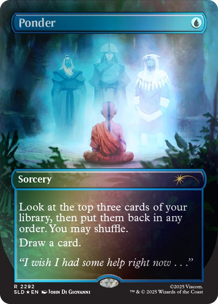 Ponder (2292) (Rainbow Foil) (2292) (Secret Lair Drop Series)