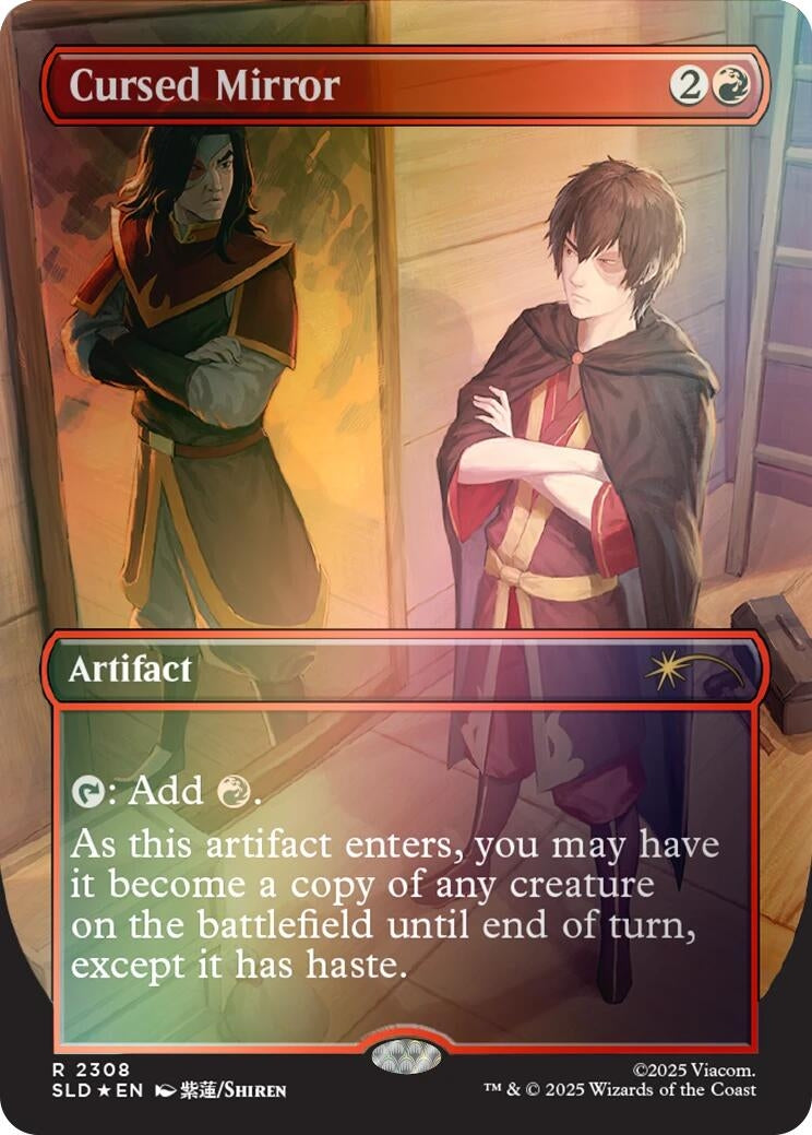 Cursed Mirror (Rainbow Foil) (2308) (Secret Lair Drop Series)
