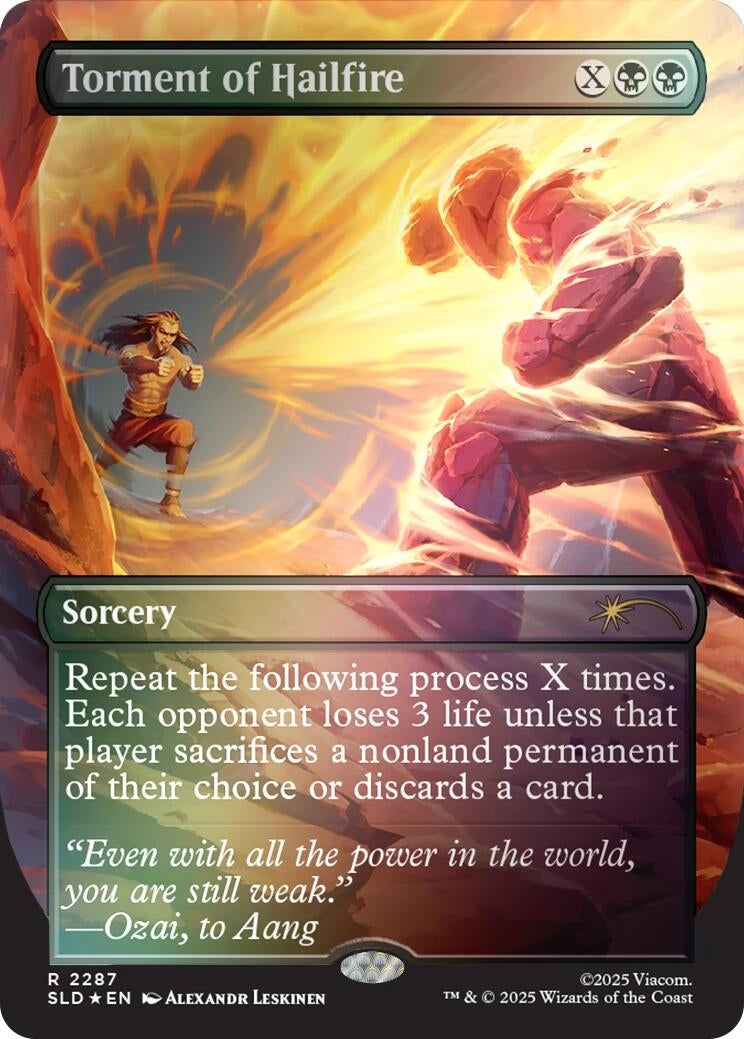Torment of Hailfire (2287) (Rainbow Foil) (2287) (Secret Lair Drop Series)