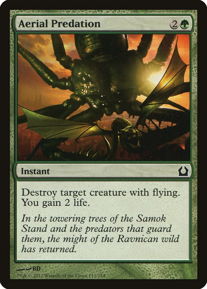 Aerial Predation (113) (Return to Ravnica)