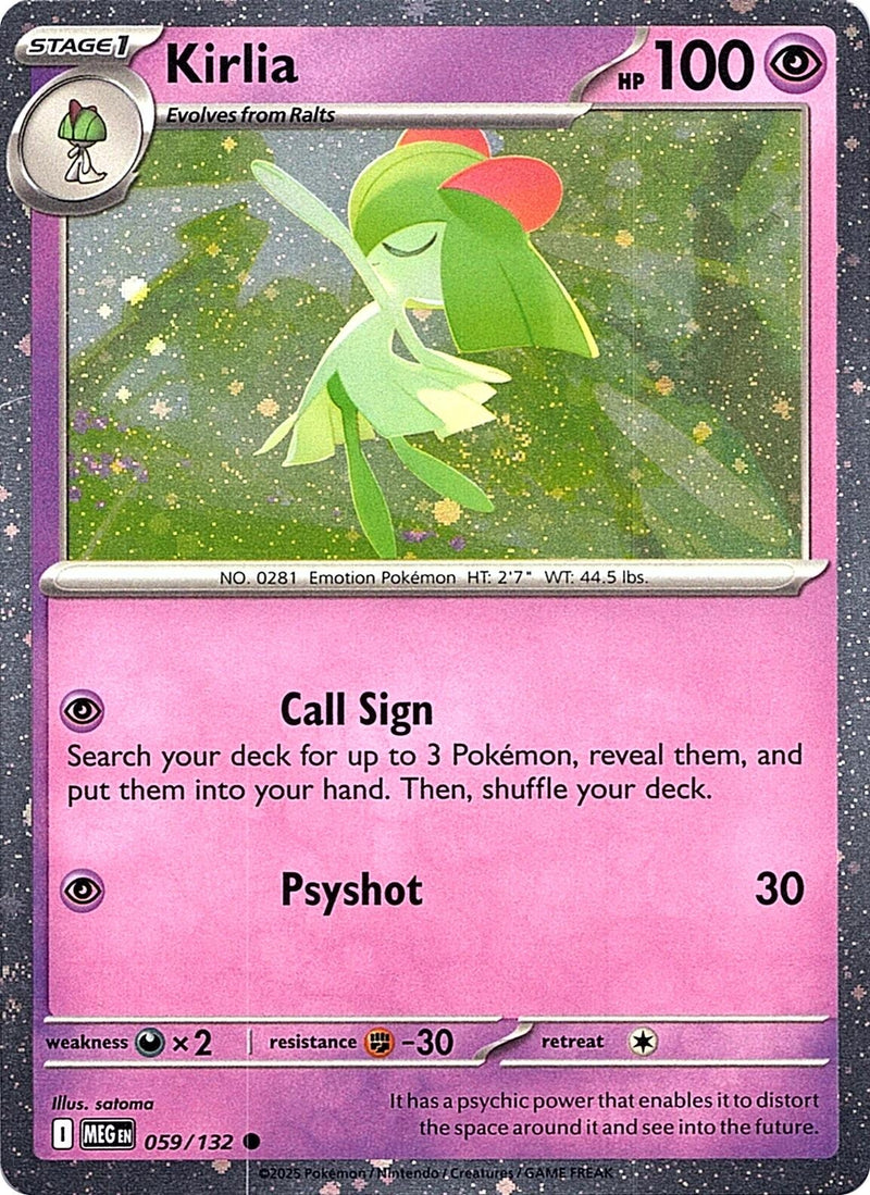 Image for Kirlia (Cosmos Holo) (059/132) (Miscellaneous Cards & Products) - Pokemon