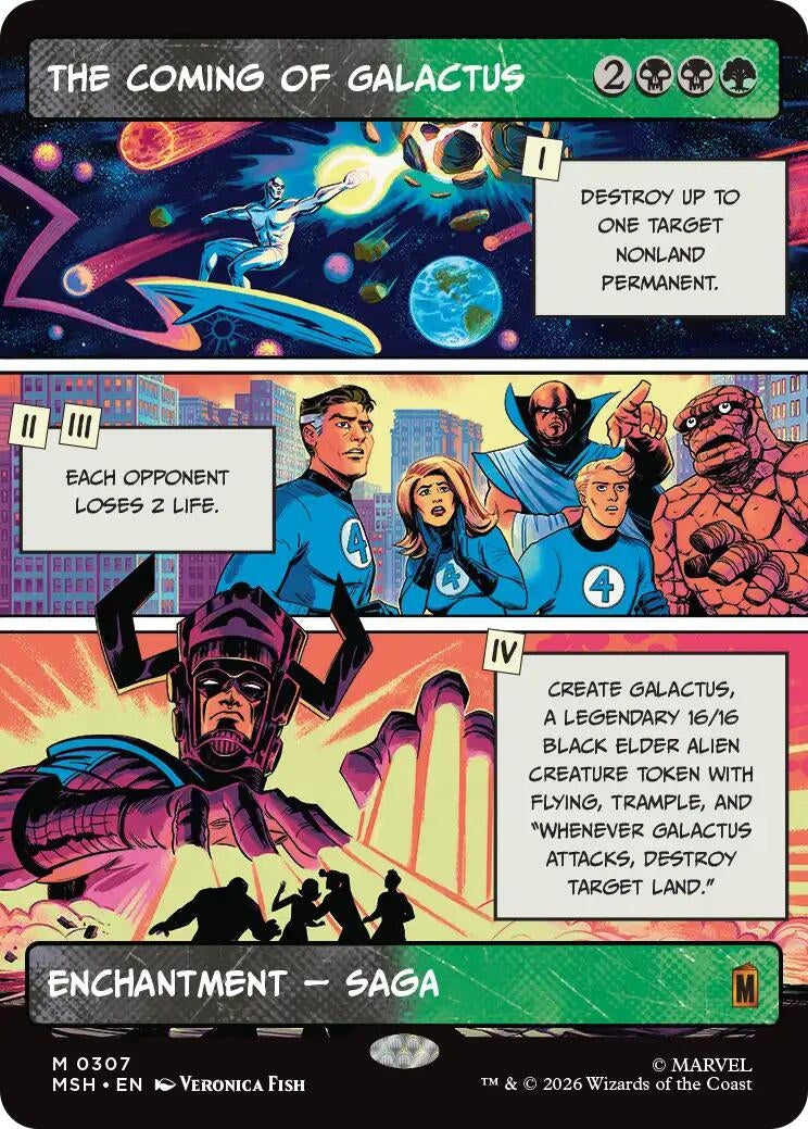 The Coming of Galactus (Borderless) (307) (Marvel Super Heroes)