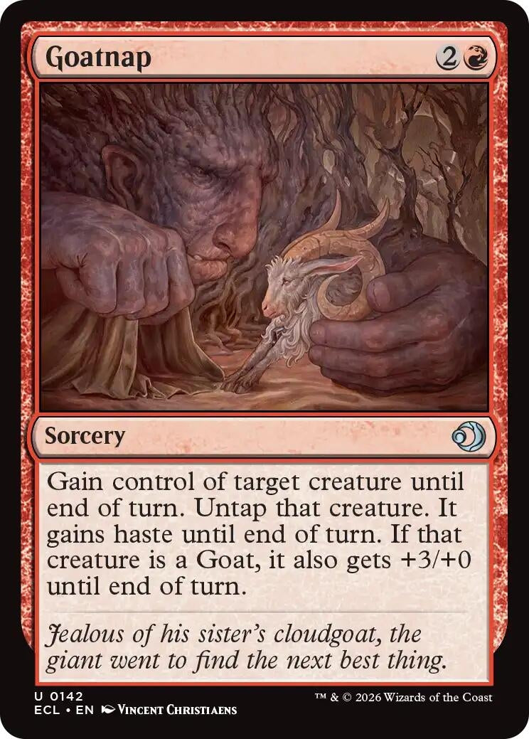 Image for Goatnap (142) - Magic: The Gathering