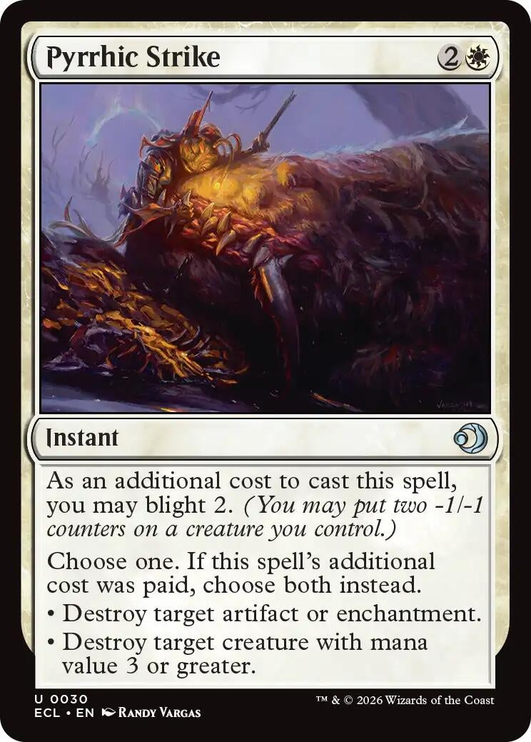 Image for Pyrrhic Strike (30) - Magic: The Gathering