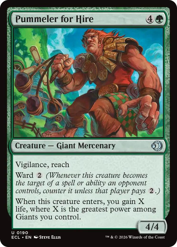 Image for Pummeler for Hire (190) - Magic: The Gathering