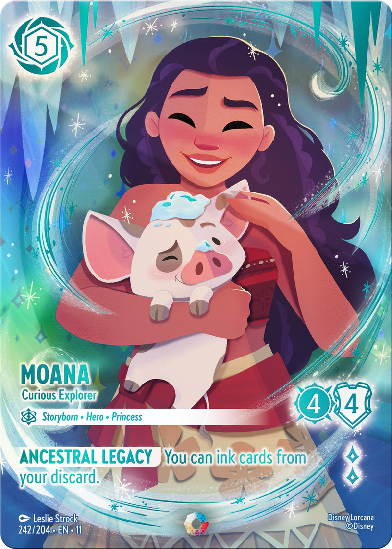 Image for Moana - Curious Explorer (Iconic) (242/204) (Winterspell) - Disney Lorcana