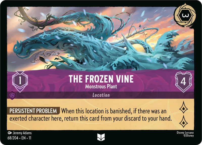 Image for The Frozen Vine - Monstrous Plant (68/204) (Winterspell) - Disney Lorcana