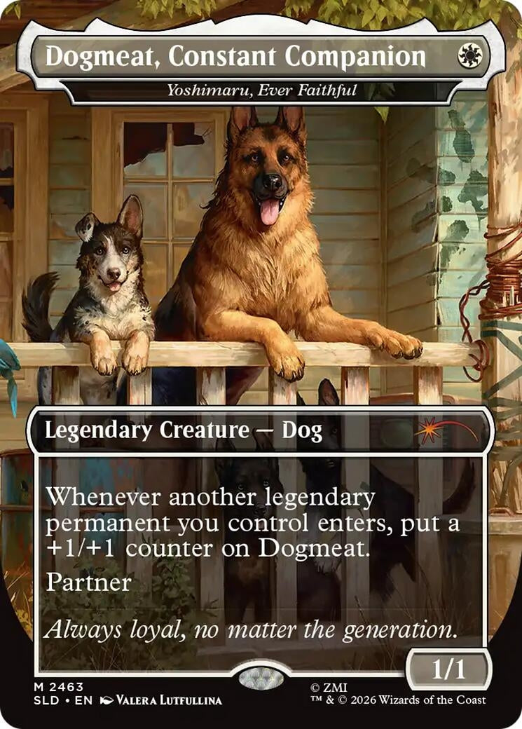 Image for Dogmeat, Constant Companion - Yoshimaru, Ever Faithful (2463) (Secret Lair Drop Series) - Magic: The Gathering