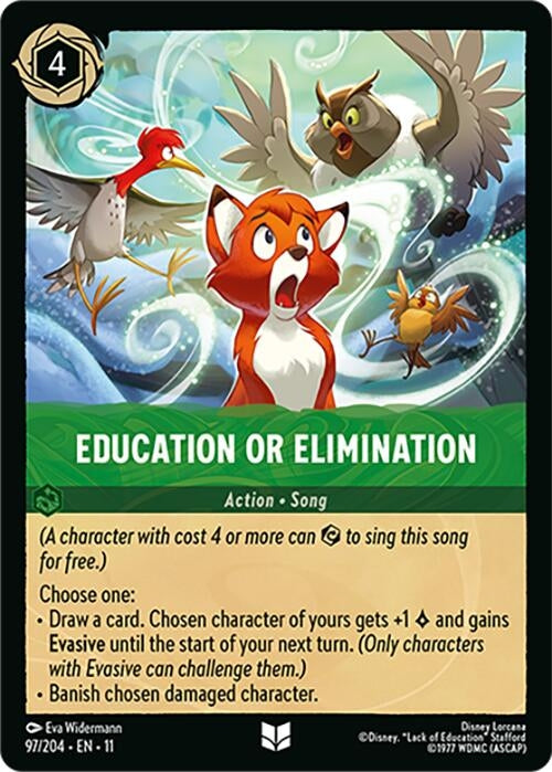 Image for Education or Elimination (97/204) (Winterspell) - Disney Lorcana