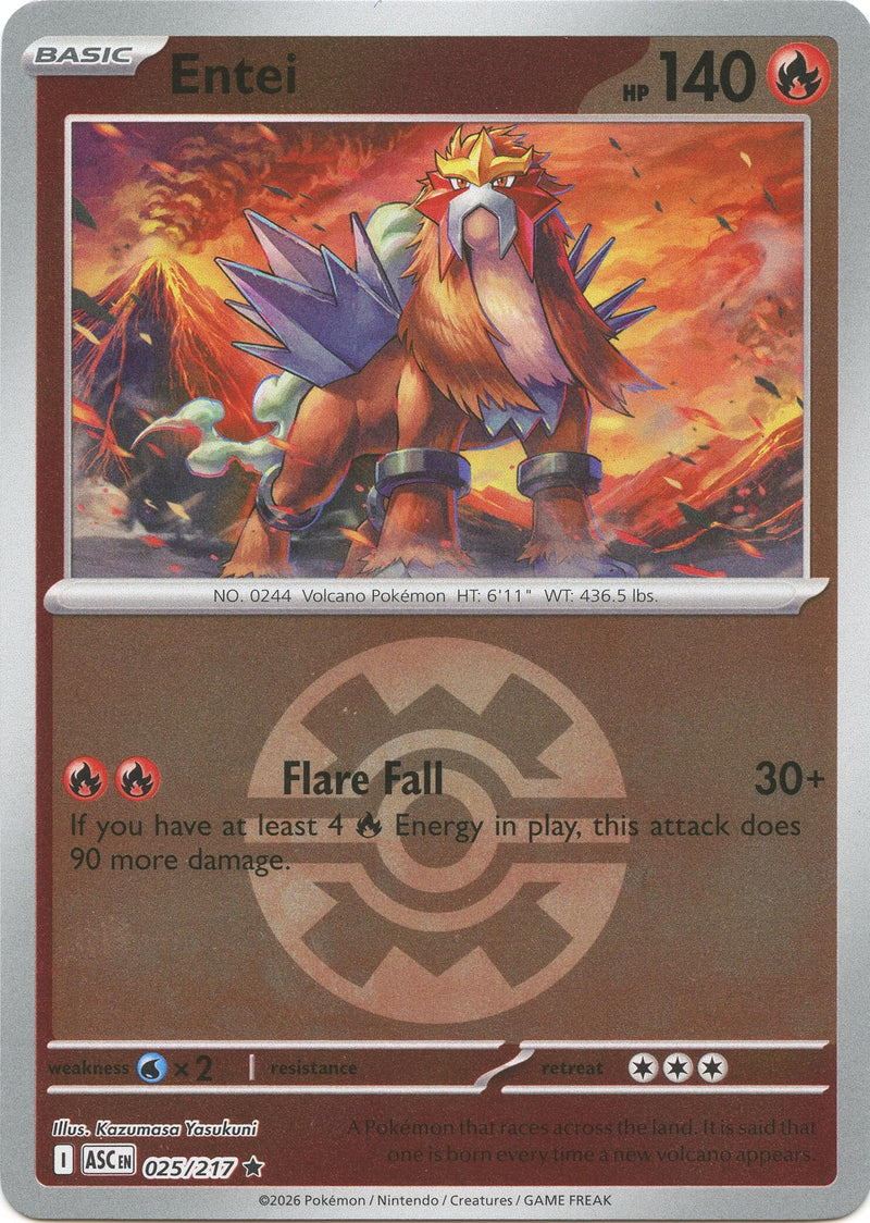 Image for Entei (Quick Ball) (025/217) (ME: Ascended Heroes) - Pokemon