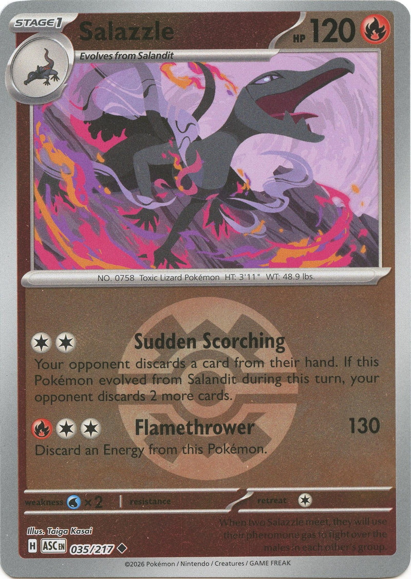 Image for Salazzle - 035/217 (Quick Ball) (035/217) (ME: Ascended Heroes) - Pokemon