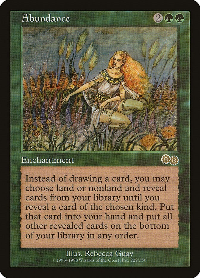 Abundance (229) (Urza's Saga)