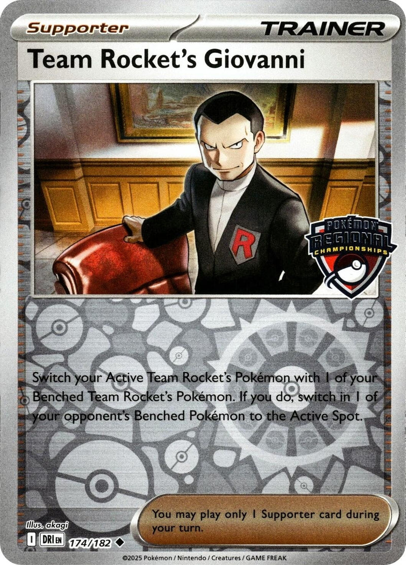 Image for Team Rocket's Giovanni (174/182) (League & Championship Cards) - Pokemon