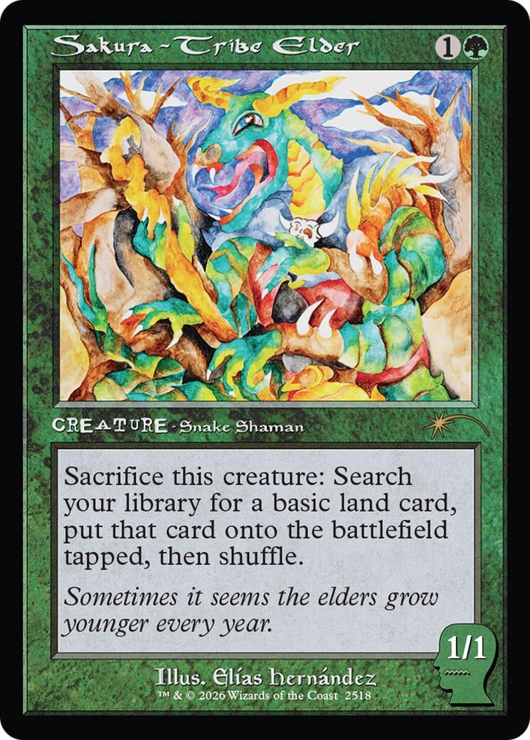 Image for Sakura-Tribe Elder (2518) (2518) (Secret Lair Drop Series) - Magic: The Gathering