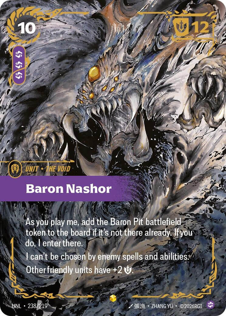 Image for Baron Nashor (Ultimate) (238/219) (Unleashed) - Riftbound: League of Legends Trading Card Game