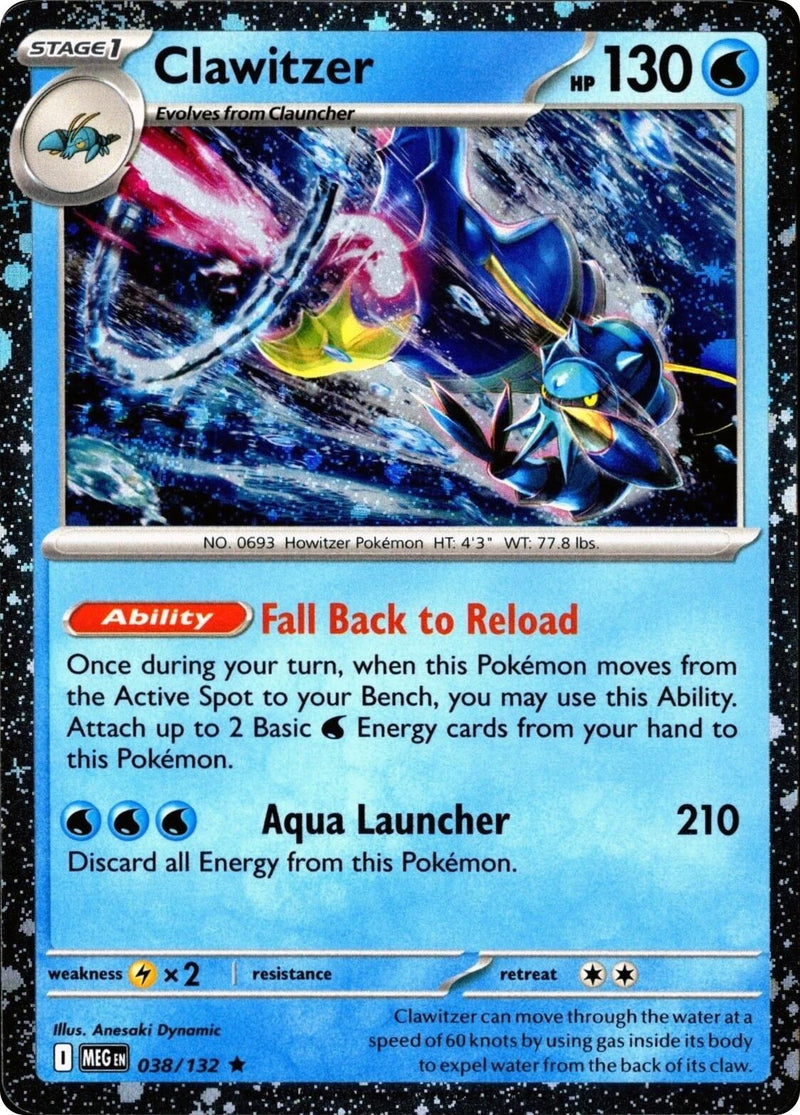 Image for Clawitzer (Cosmos Holo) (038/132) (Miscellaneous Cards & Products) - Pokemon