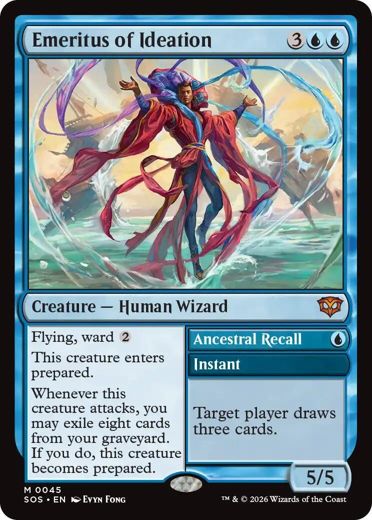 Image for Emeritus of Ideation (45) (Secrets of Strixhaven) - Magic: The Gathering